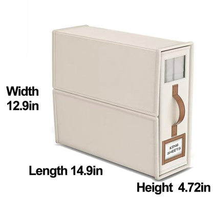 CILIFER® Foldable Sheet Storage Set – Keep Your Bedding Organized and Neat 🛏️✨