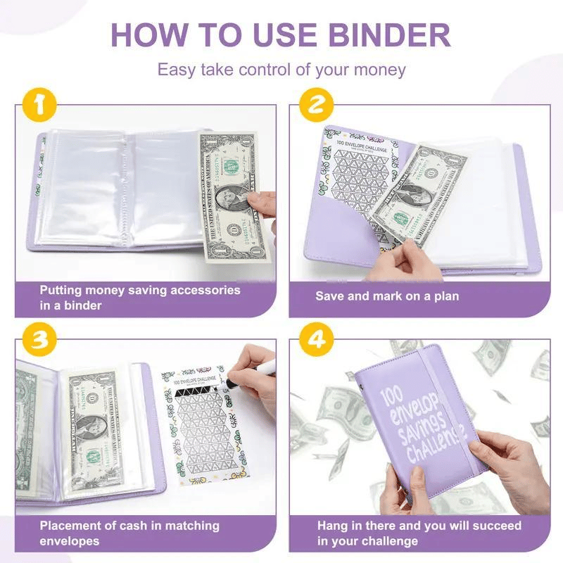 CILIFER® 🔥HOT SALE 49％ OFF🔥--✉️100 Envelope Savings Challenge Book