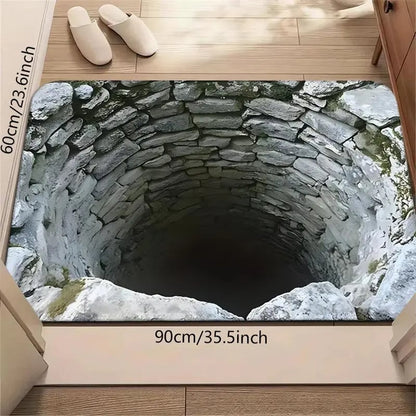 CILIFER® 🔥Visual Illusion Endless Abyss Pattern HD Printed Non-Slip Doormat😃Same as in the video