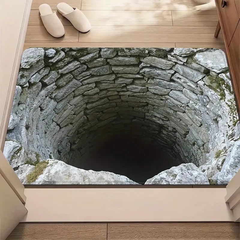 CILIFER® 🔥Visual Illusion Endless Abyss Pattern HD Printed Non-Slip Doormat😃Same as in the video