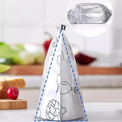 Cilifer®WReusable Aluminum Foil Freshness Seal Bags – Your Kitchen's New Best Friend!