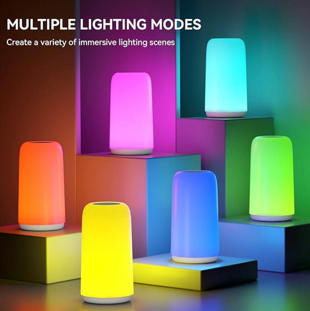 Touch Bedside RGB Table Lamp