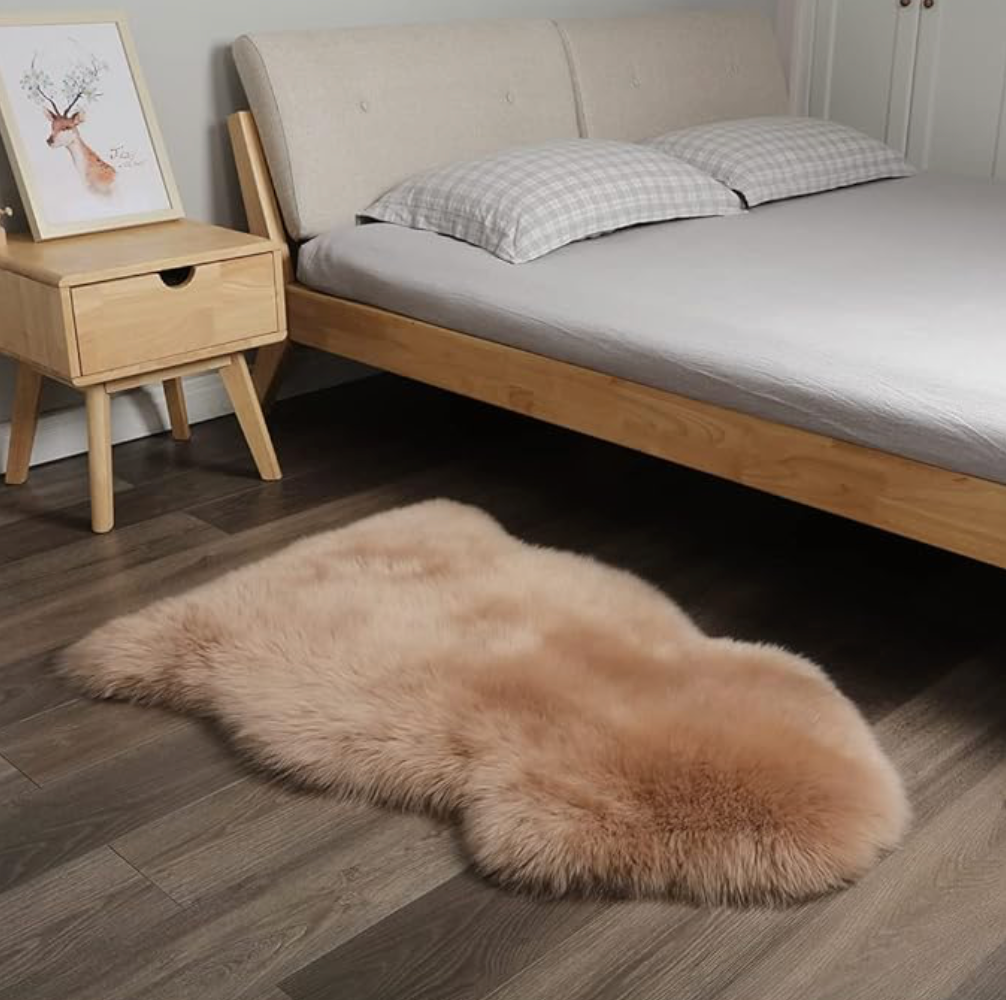 Fluffy Sheepskin Rug