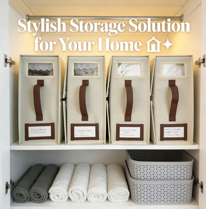 CILIFER® Foldable Sheet Storage Set – Keep Your Bedding Organized and Neat 🛏️✨