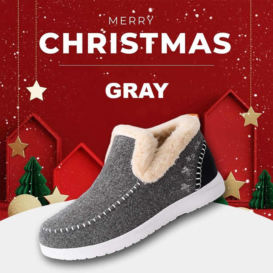 SFRCORD® 🔥Christmas Day Sale OFF🔥 - Orthopedic Fleece Slip-On Boots